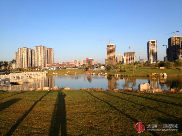 汾河二期南延補充段土建四標(biāo)工程緩坡入水